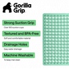 image:imageGORILLA GRIP Bath Tub Shower Mat Bathtub Floor Liner 35x16 ClearGreen Translucent