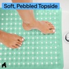 image:imageGORILLA GRIP Bath Tub Shower Mat Bathtub Floor Liner 35x16 ClearGreen Translucent