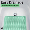 image:imageGORILLA GRIP Bath Tub Shower Mat Bathtub Floor Liner 35x16 ClearGreen Translucent