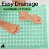 image:imageGORILLA GRIP Bath Tub Shower Mat Bathtub Floor Liner 35x16 ClearGreen Translucent
