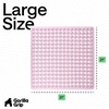 image:imageGORILLA GRIP Bath Tub Shower Mat Bathtub Floor Liner 35x16 ClearLight Pink Translucent