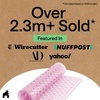 image:imageGORILLA GRIP Bath Tub Shower Mat Bathtub Floor Liner 35x16 ClearLight Pink Translucent