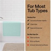 image:imageGORILLA GRIP Bath Tub Shower Mat Bathtub Floor Liner 35x16 ClearMint Opaque
