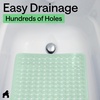 image:imageGORILLA GRIP Bath Tub Shower Mat Bathtub Floor Liner 35x16 ClearMint Opaque