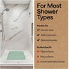 image:imageGORILLA GRIP Bath Tub Shower Mat Bathtub Floor Liner 35x16 ClearMint Opaque