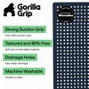image:imageGORILLA GRIP Bath Tub Shower Mat Bathtub Floor Liner 35x16 ClearNavy Opaque