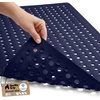 image:imageGORILLA GRIP Bath Tub Shower Mat Bathtub Floor Liner 35x16 ClearNavy Opaque