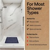 image:imageGORILLA GRIP Bath Tub Shower Mat Bathtub Floor Liner 35x16 ClearNavy Opaque