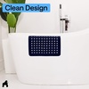 image:imageGORILLA GRIP Bath Tub Shower Mat Bathtub Floor Liner 35x16 ClearNavy Opaque