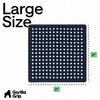 image:imageGORILLA GRIP Bath Tub Shower Mat Bathtub Floor Liner 35x16 ClearNavy Opaque