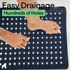 image:imageGORILLA GRIP Bath Tub Shower Mat Bathtub Floor Liner 35x16 ClearNavy Opaque