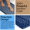 image:imageGORILLA GRIP Bath Tub Shower Mat Bathtub Floor Liner 35x16 ClearNavy Translucent