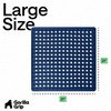 image:imageGORILLA GRIP Bath Tub Shower Mat Bathtub Floor Liner 35x16 ClearNavy Translucent