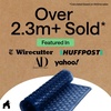 image:imageGORILLA GRIP Bath Tub Shower Mat Bathtub Floor Liner 35x16 ClearNavy Translucent