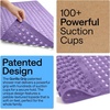 image:imageGORILLA GRIP Bath Tub Shower Mat Bathtub Floor Liner 35x16 ClearPurple Opaque