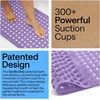 image:imageGORILLA GRIP Bath Tub Shower Mat Bathtub Floor Liner 35x16 ClearPurple Opaque