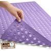 image:imageGORILLA GRIP Bath Tub Shower Mat Bathtub Floor Liner 35x16 ClearPurple Opaque