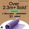 image:imageGORILLA GRIP Bath Tub Shower Mat Bathtub Floor Liner 35x16 ClearPurple Opaque