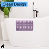 image:imageGORILLA GRIP Bath Tub Shower Mat Bathtub Floor Liner 35x16 ClearPurple Translucent