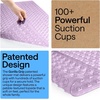 image:imageGORILLA GRIP Bath Tub Shower Mat Bathtub Floor Liner 35x16 ClearPurple Translucent