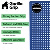 image:imageGORILLA GRIP Bath Tub Shower Mat Bathtub Floor Liner 35x16 ClearRoyal Blue Opaque