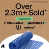 image:imageGORILLA GRIP Bath Tub Shower Mat Bathtub Floor Liner 35x16 ClearRoyal Blue Opaque