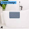 image:imageGORILLA GRIP Bath Tub Shower Mat Bathtub Floor Liner 35x16 ClearSky Blue Opaque