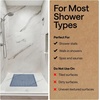 image:imageGORILLA GRIP Bath Tub Shower Mat Bathtub Floor Liner 35x16 ClearSky Blue Opaque