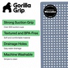 image:imageGORILLA GRIP Bath Tub Shower Mat Bathtub Floor Liner 35x16 ClearSky Blue Opaque