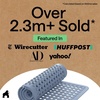 image:imageGORILLA GRIP Bath Tub Shower Mat Bathtub Floor Liner 35x16 ClearSky Blue Opaque