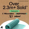 image:imageGORILLA GRIP Bath Tub Shower Mat Bathtub Floor Liner 35x16 ClearTurquoise Opaque
