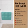 image:imageGORILLA GRIP Bath Tub Shower Mat Bathtub Floor Liner 35x16 ClearTurquoise Opaque