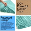 image:imageGORILLA GRIP Bath Tub Shower Mat Bathtub Floor Liner 35x16 ClearTurquoise Opaque