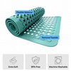 image:imageGORILLA GRIP Bath Tub Shower Mat Bathtub Floor Liner 35x16 ClearTurquoise Opaque
