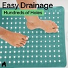 image:imageGORILLA GRIP Bath Tub Shower Mat Bathtub Floor Liner 35x16 ClearTurquoise Opaque