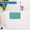 image:imageGORILLA GRIP Bath Tub Shower Mat Bathtub Floor Liner 35x16 ClearTurquoise Opaque