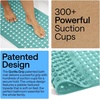 image:imageGORILLA GRIP Bath Tub Shower Mat Bathtub Floor Liner 35x16 ClearTurquoise Opaque
