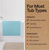 image:imageGORILLA GRIP Bath Tub Shower Mat Bathtub Floor Liner 35x16 ClearTurquoise Translucent