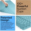 image:imageGORILLA GRIP Bath Tub Shower Mat Bathtub Floor Liner 35x16 ClearTurquoise Translucent