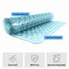 image:imageGORILLA GRIP Bath Tub Shower Mat Bathtub Floor Liner 35x16 ClearTurquoise Translucent