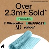 image:imageGORILLA GRIP Bath Tub Shower Mat Bathtub Floor Liner 35x16 ClearTurquoise Translucent