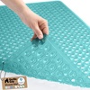 image:imageGORILLA GRIP Bath Tub Shower Mat Bathtub Floor Liner 35x16 ClearTurquoise Translucent