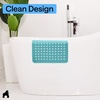 image:imageGORILLA GRIP Bath Tub Shower Mat Bathtub Floor Liner 35x16 ClearTurquoise Translucent