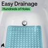 image:imageGORILLA GRIP Bath Tub Shower Mat Bathtub Floor Liner 35x16 ClearTurquoise Translucent