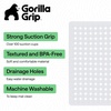 image:imageGORILLA GRIP Bath Tub Shower Mat Bathtub Floor Liner 35x16 ClearWhite Opaque