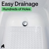 image:imageGORILLA GRIP Bath Tub Shower Mat Bathtub Floor Liner 35x16 ClearWhite Opaque