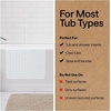 image:imageGORILLA GRIP Bath Tub Shower Mat Bathtub Floor Liner 35x16 ClearWhite Opaque