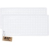 image:imageGORILLA GRIP Bath Tub Shower Mat Bathtub Floor Liner 35x16 ClearWhite Opaque