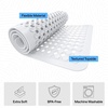 image:imageGORILLA GRIP Bath Tub Shower Mat Bathtub Floor Liner 35x16 ClearWhite Opaque