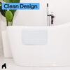 image:imageGORILLA GRIP Bath Tub Shower Mat Bathtub Floor Liner 35x16 ClearWhite Opaque
